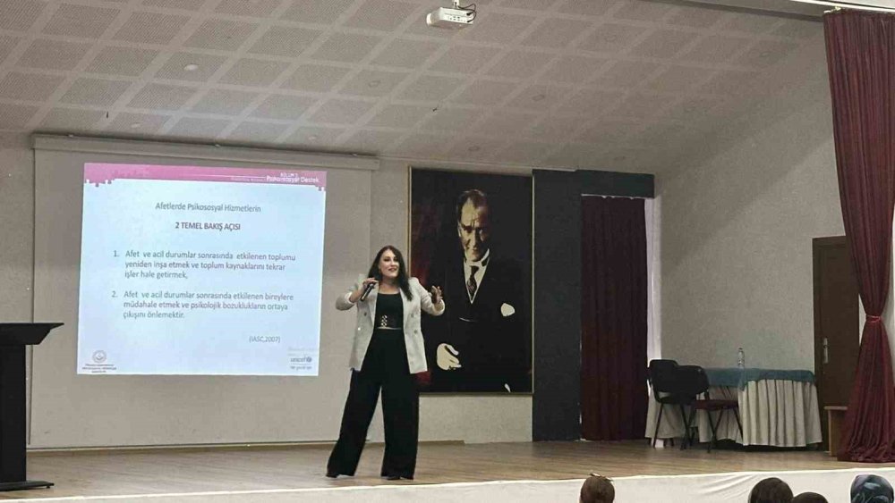 Rehber Öğretmenlere Afet Ve Acil Durumlarda Psikososyal Destek Hakkında Eğitim Verildi