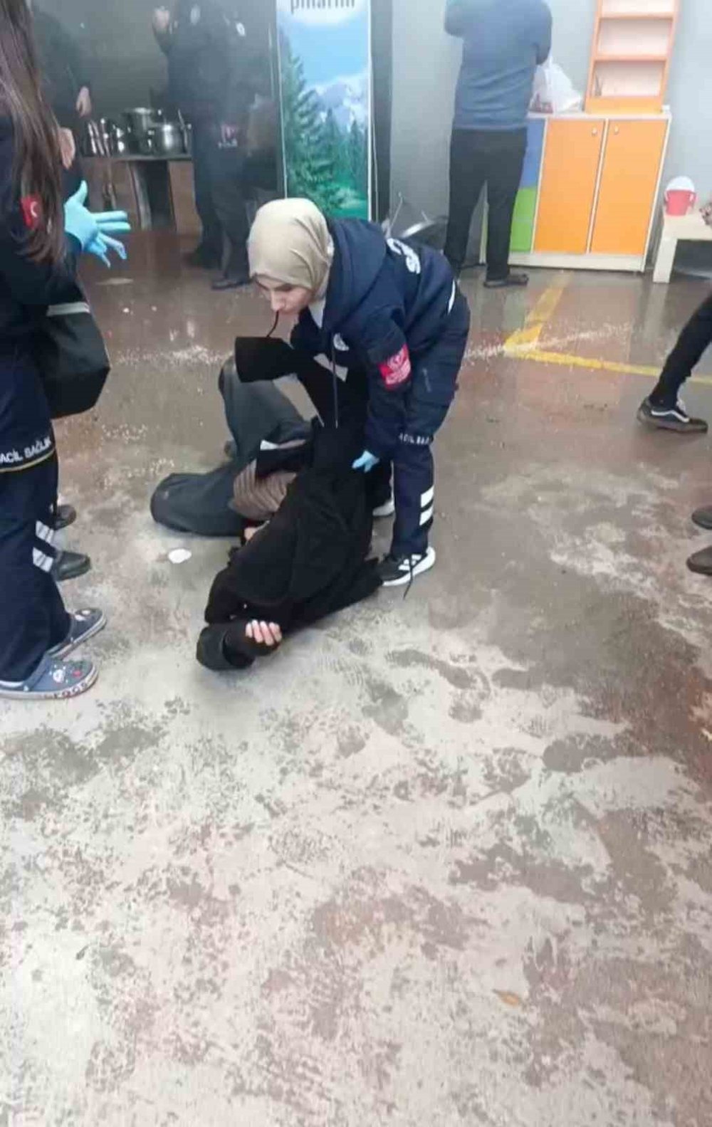 Pazar Alanında Korkutan Anlar