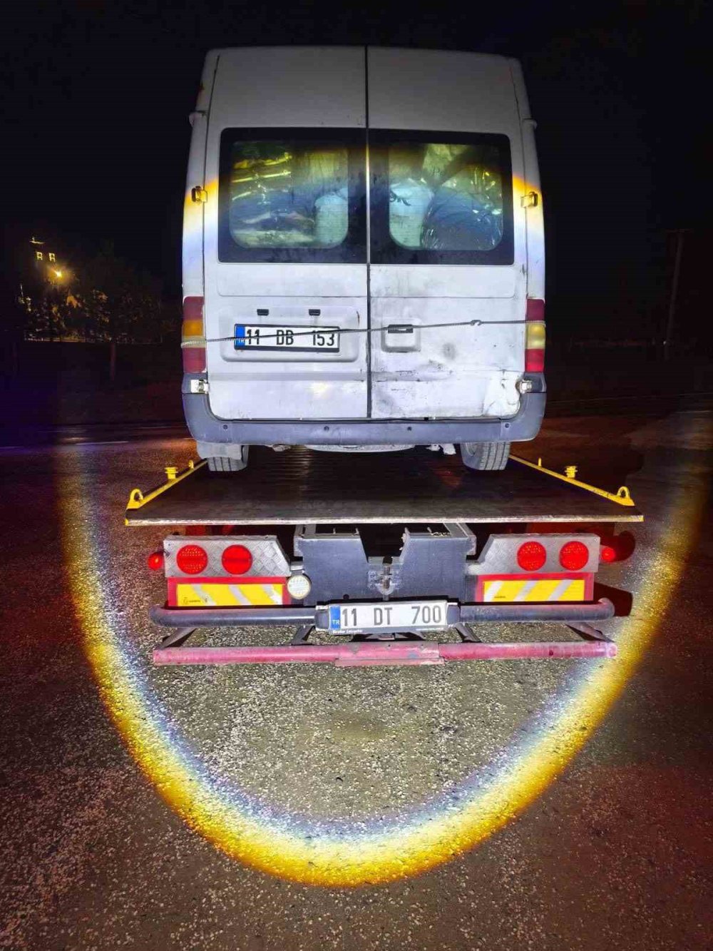 Yakalaması Olan Araç Otoparka Çekildi