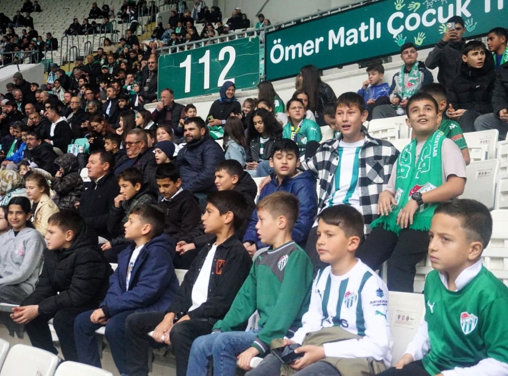 Çocuklar Bursaspor Coşkusunu Tribünde Yaşadı