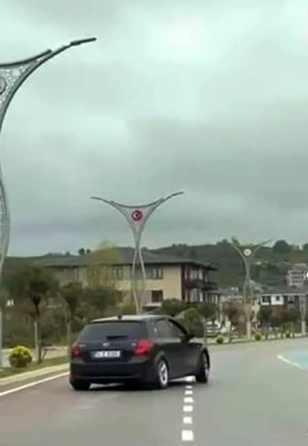 Drift Atan Sürücüye 46 Bin Lira Ceza Uygulandı