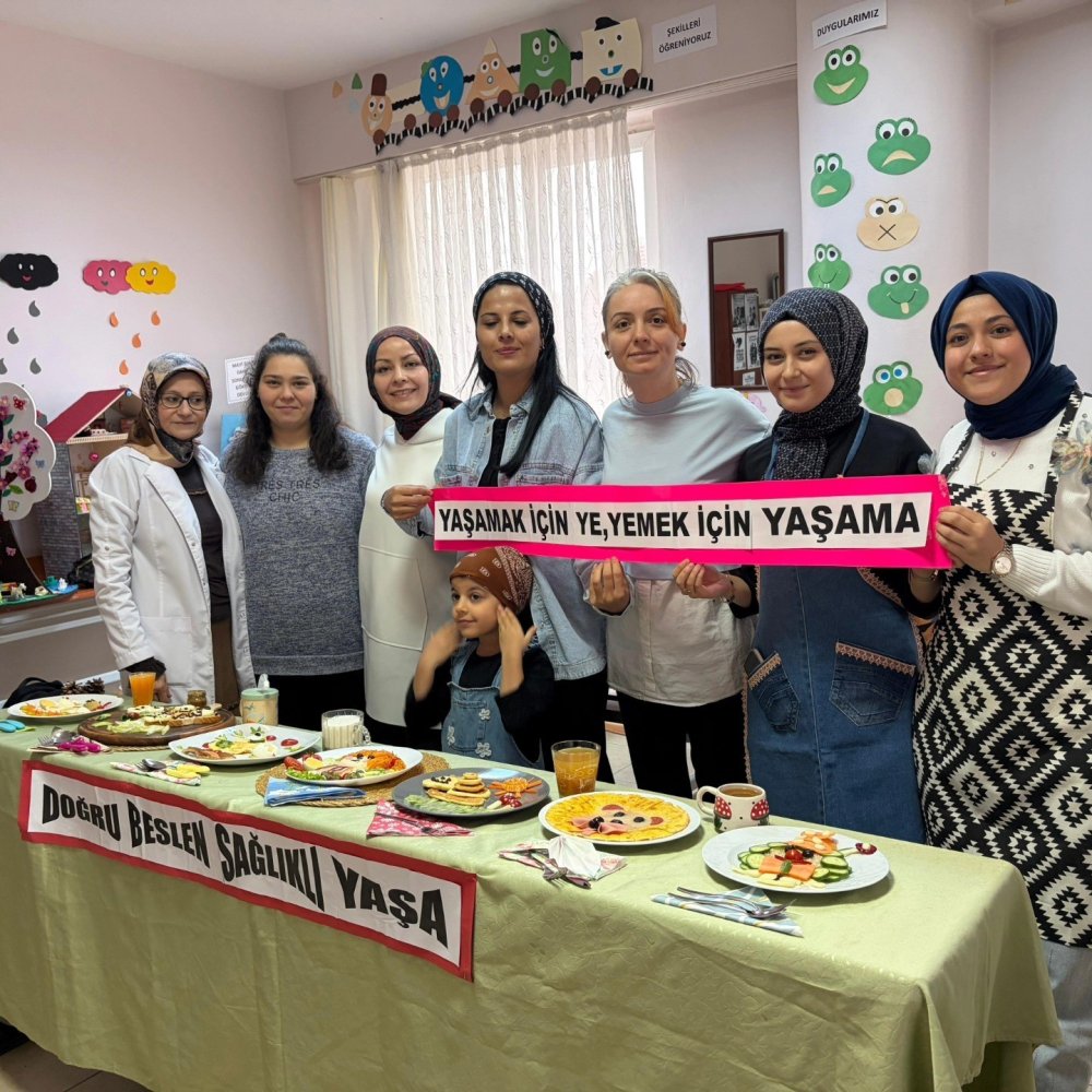 Eğitici Ve Sağlıklı Tabaklar Hazırlandı