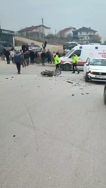 Otomobil İle Motosiklet Çarpıştı: 1 Ölü 1 Yaralı
