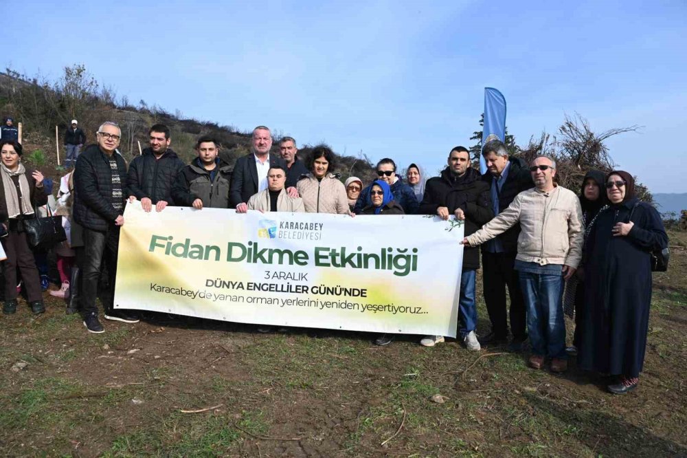 Yangın Sonrası İlk Fidanlar Toprakla Buluştu