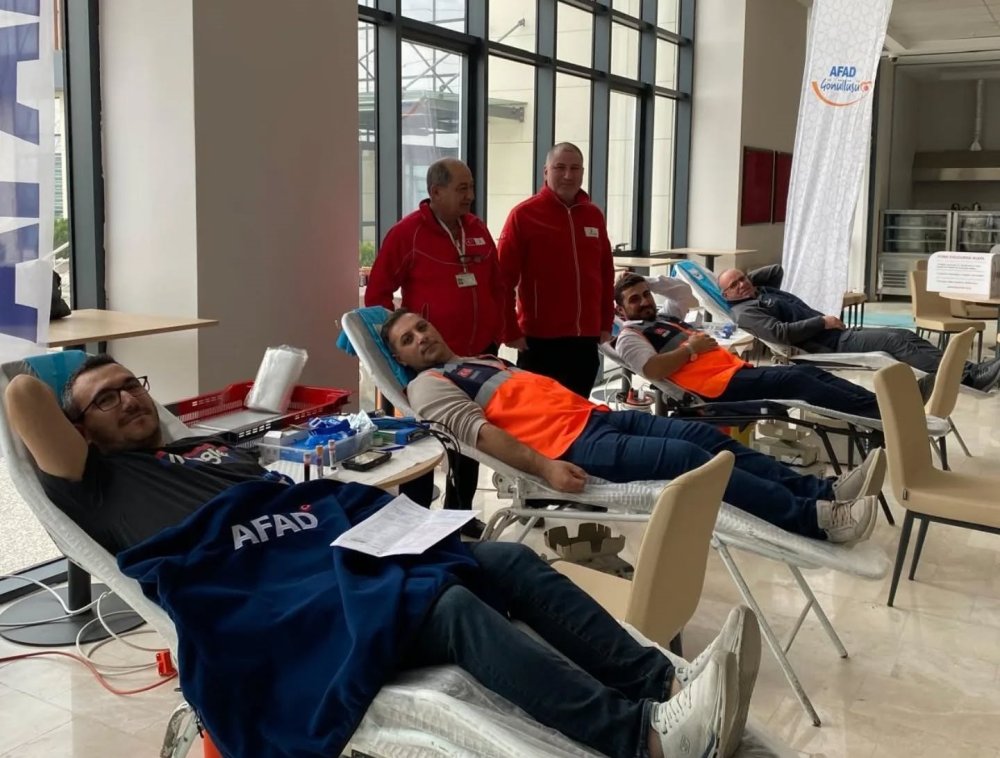 Afad’tan Kan Bağışına Destek