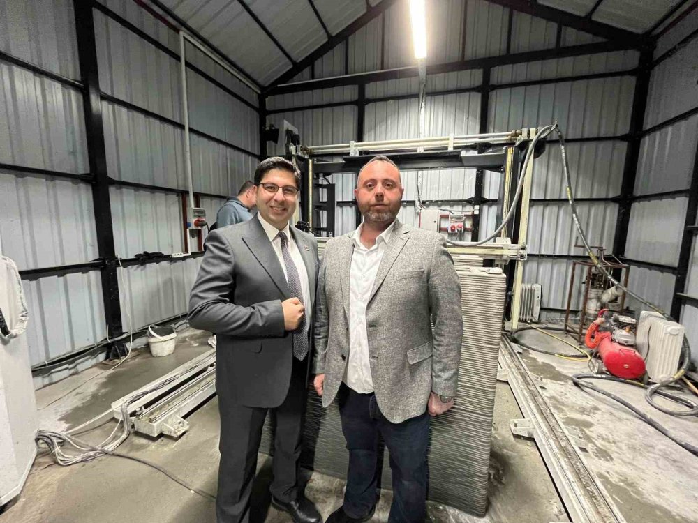 BUÜ 3d Beton Yazıcı İle Bir Haftada 300 Metrekarelik Ev Yapacak