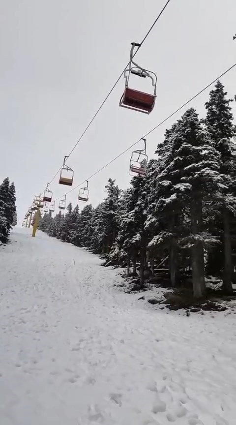 Uludağ’da Kar Yağışı