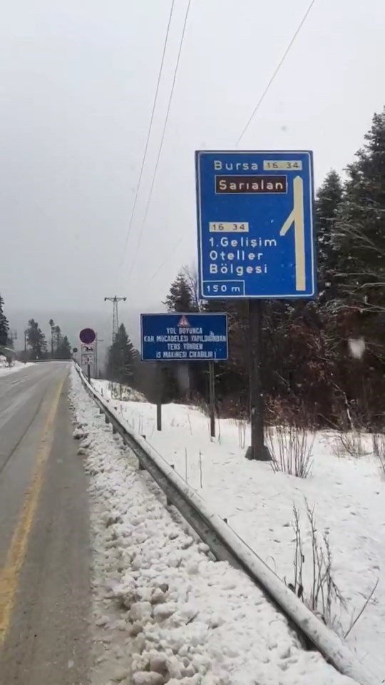 Uludağ’da Kar Yağışı