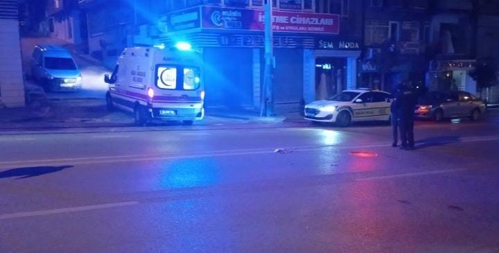 Yaşanan Motosiklet Kazasında 1 Kişi Yaralandı