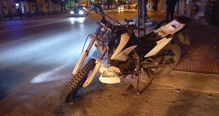 Yaşanan Motosiklet Kazasında 1 Kişi Yaralandı