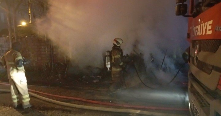 Gece Saatlerinde Yangın Paniği!