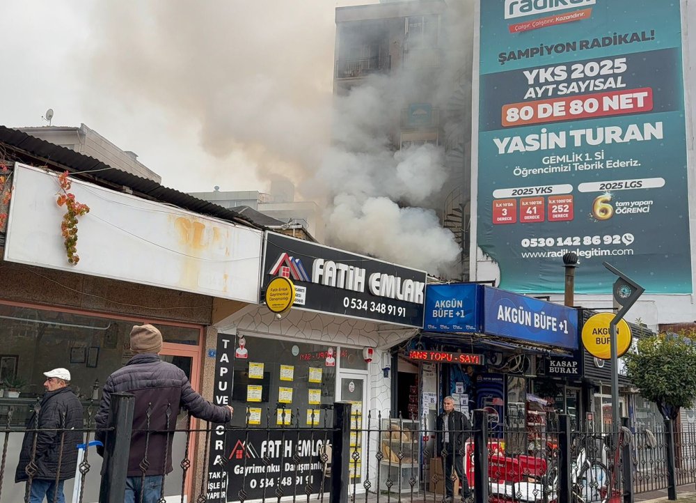 Pide İmalathanesinde Yangın Paniği