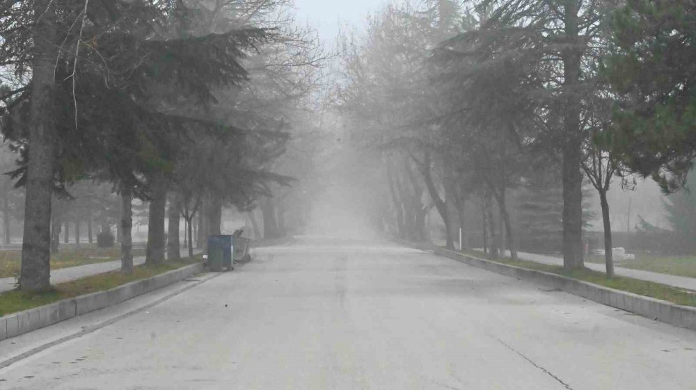 Eskişehir’in Yüksek Kesimlerinde Sis