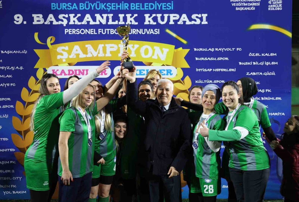 Başkanlık Kupası Personel Futbol Turnuvası’nda Şampiyonlar Belli Oldu