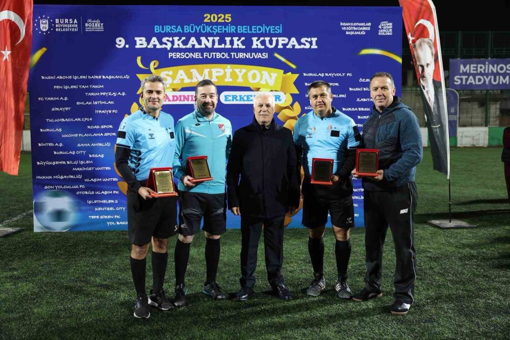 Başkanlık Kupası Personel Futbol Turnuvası’nda Şampiyonlar Belli Oldu