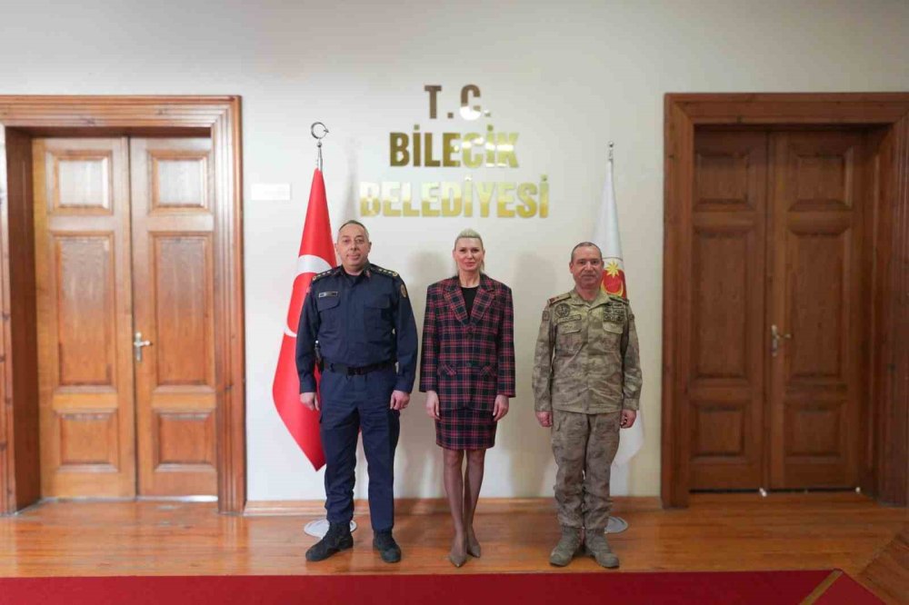 Jandarmadan Bilecik Belediyesi'ne ziyaret