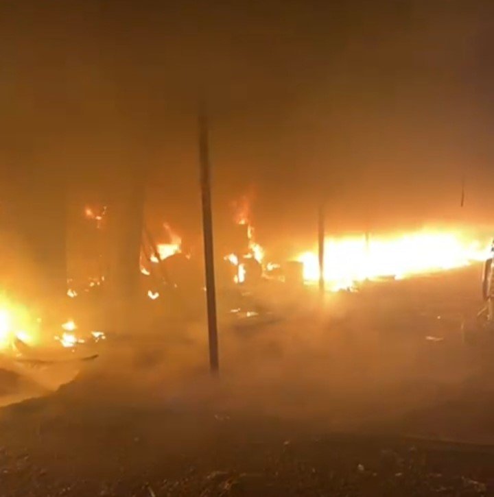 Küllükte Unutulan Sigara Yangına Neden Oldu