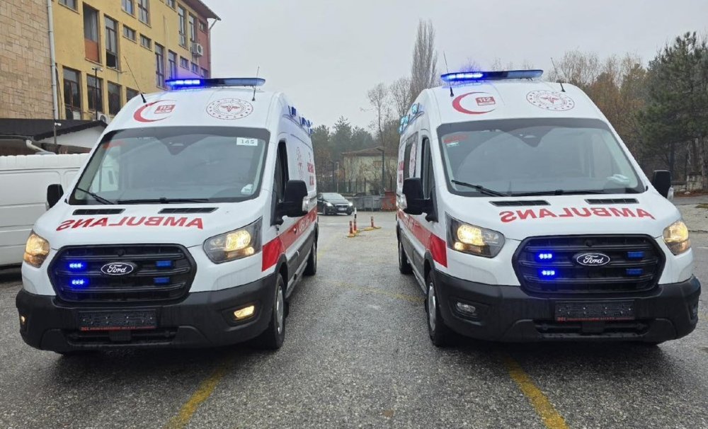 2 Yeni 112 Acil Sağlık Ambulansı Tahsis Edildi