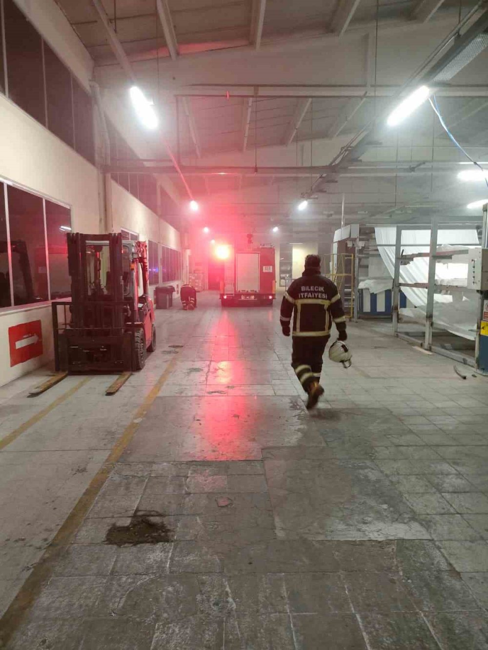 Bilecik’te Fabrika Yangını!