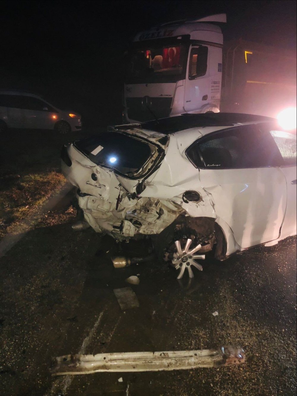 Bilecik’te Yağış Kazayı Beraberinde Getirdi