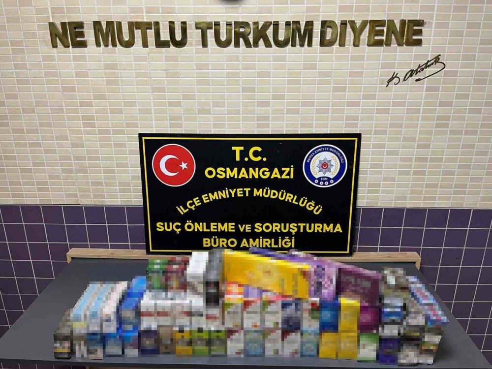 2 Bin Adet Gümrük Kaçağı Sigara Ele Geçirildi