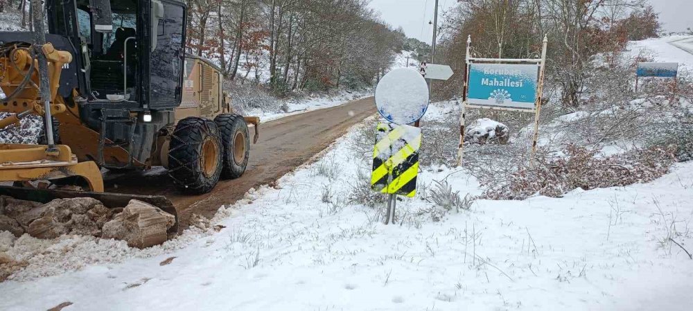 Kar Yağışına Karşı Kesintisiz Mesai