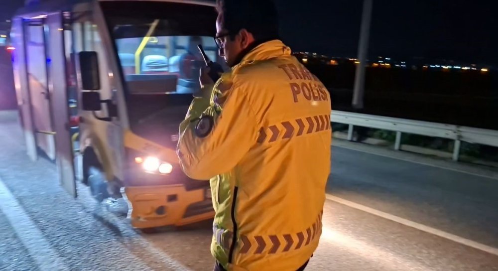 Dur İkazı Fayda Etmedi, Lastik Pes Etti