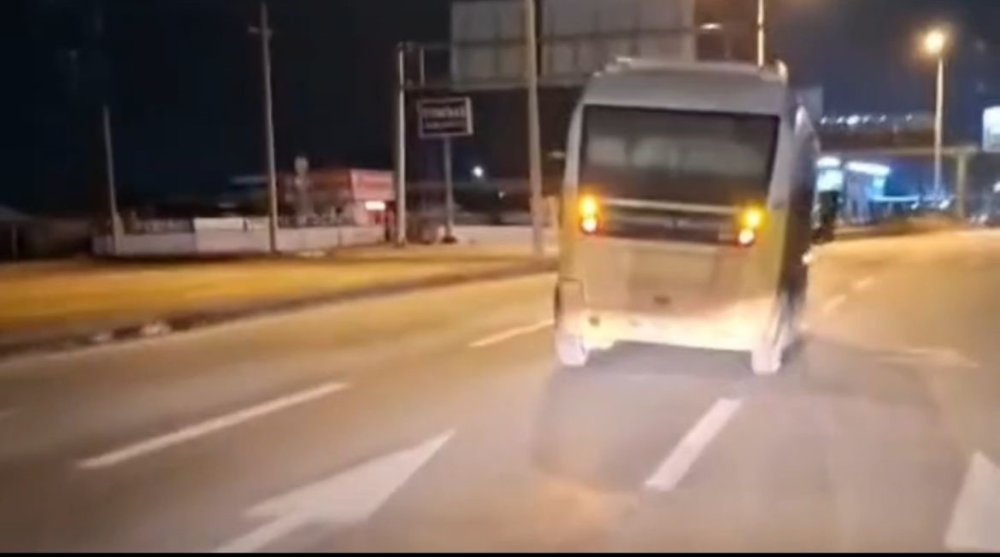 Dur İkazı Fayda Etmedi, Lastik Pes Etti