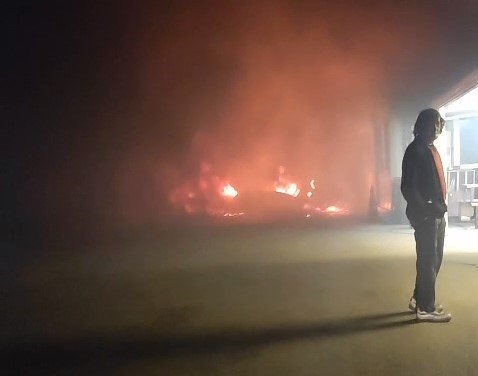 Minibüs Duraklarında Yangın Paniği