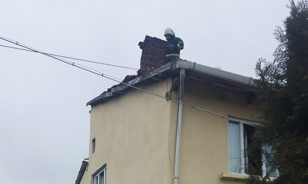 Bilecik’te Baca Yangını