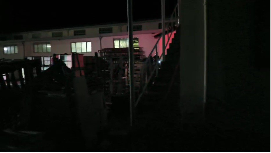 Mermer Fabrikasında Yangın