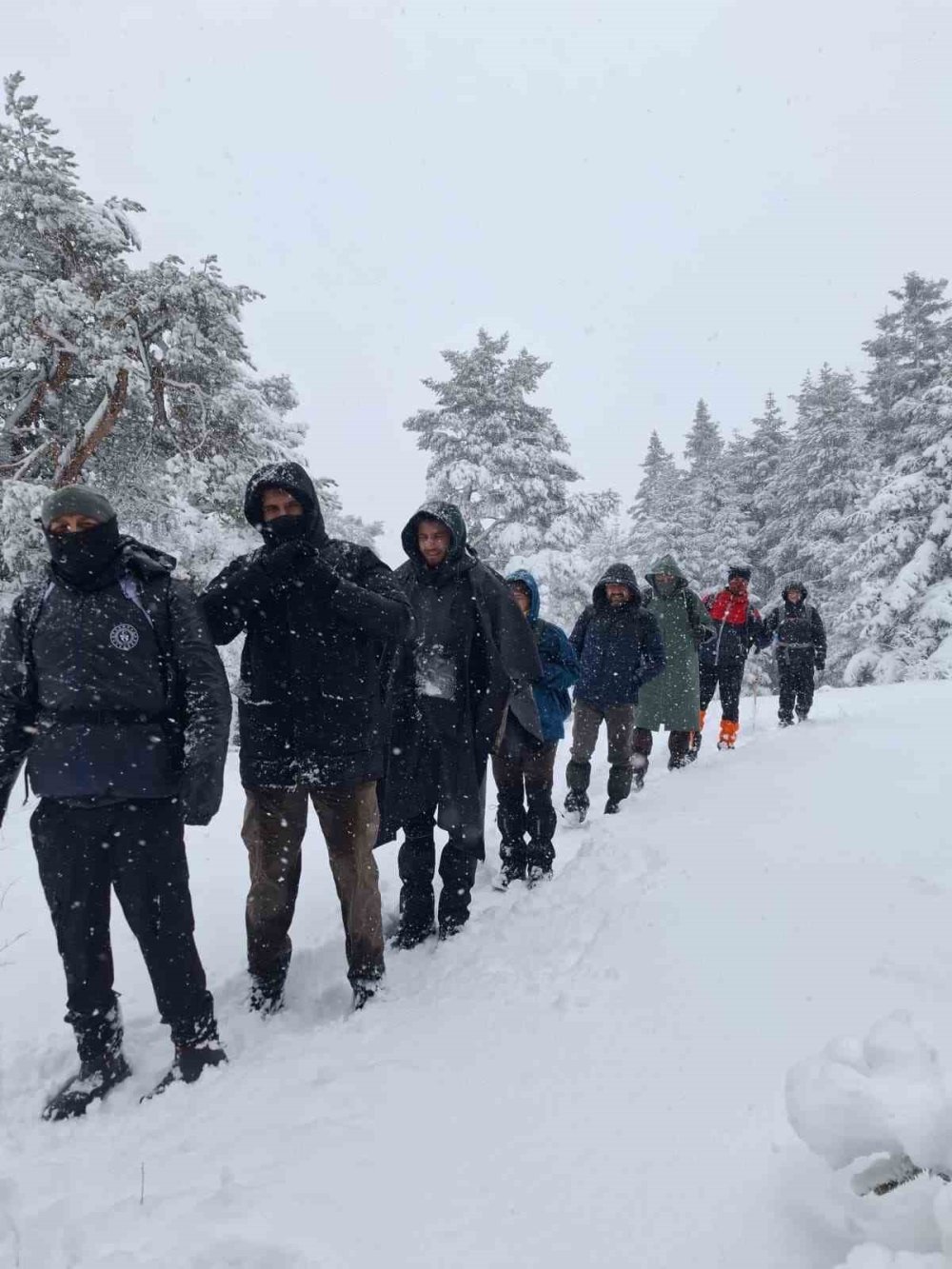 30 Kilometrelik Zorlu Orman Parkurunu Geride Bıraktılar