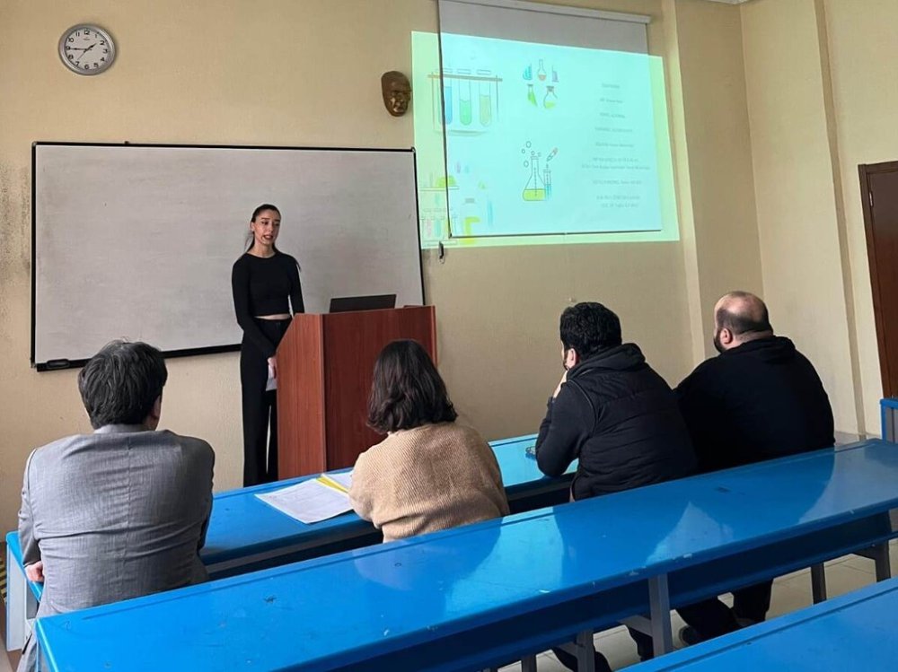 Kimya Teknolojisi Öğrencilerinden İme Sunumu