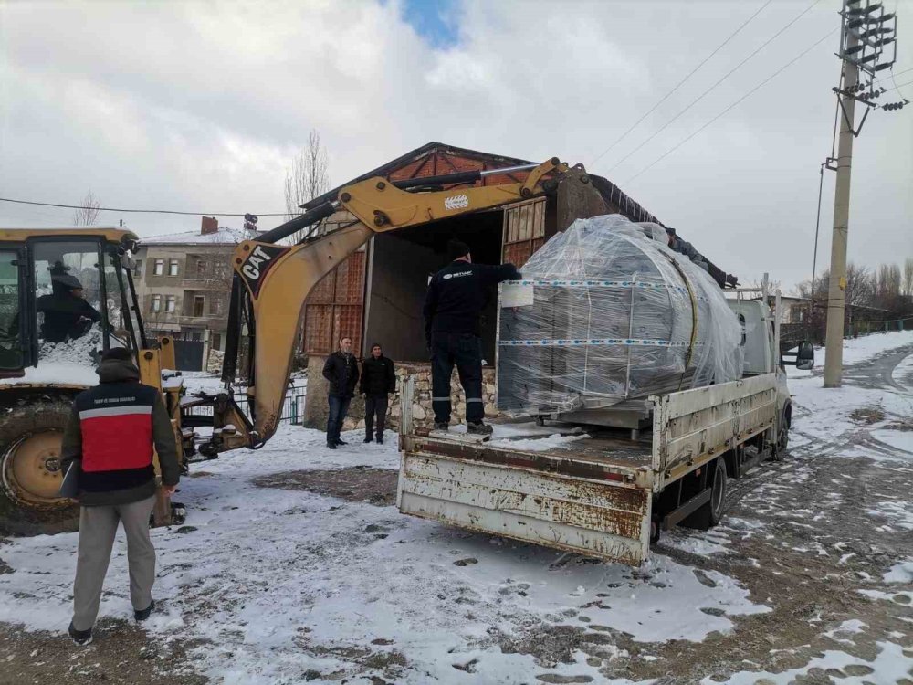 Tarımsal Kalkınma Kooperatifine 3 Bin Litre Kapasiteli Süt Soğutma Tankı