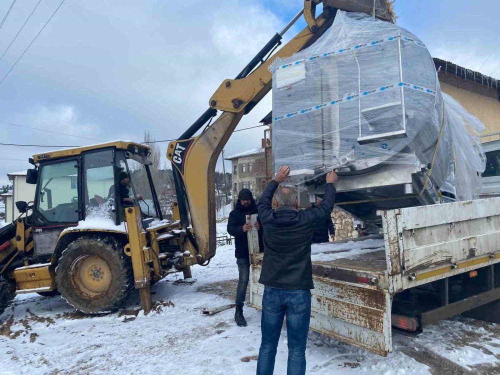 Tarımsal Kalkınma Kooperatifine 3 Bin Litre Kapasiteli Süt Soğutma Tankı