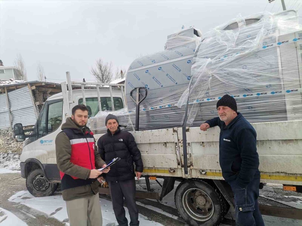 Tarımsal Kalkınma Kooperatifine 3 Bin Litre Kapasiteli Süt Soğutma Tankı