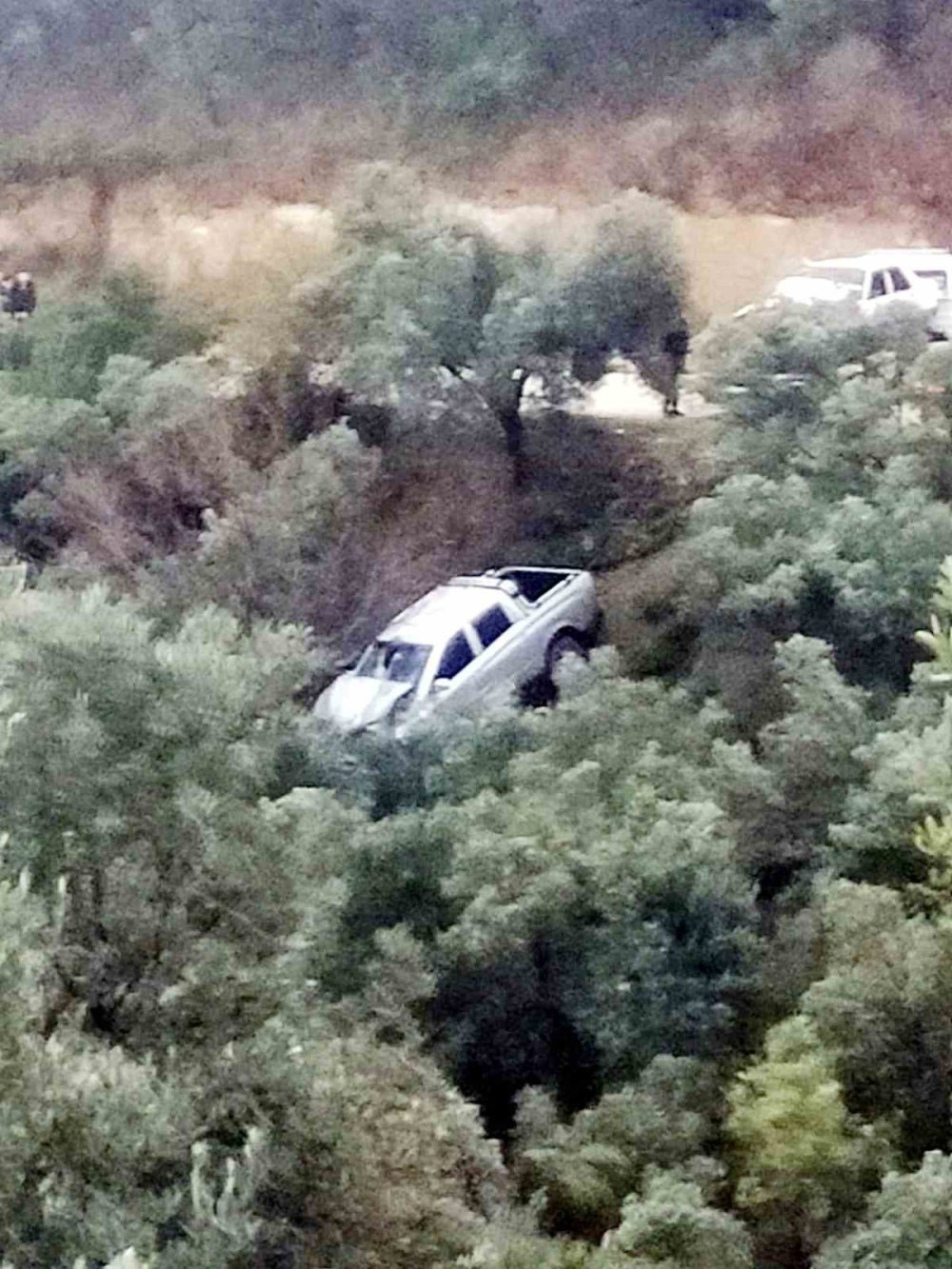 Kaygan Yoldaki Kaza Ucuz Atlatıldı