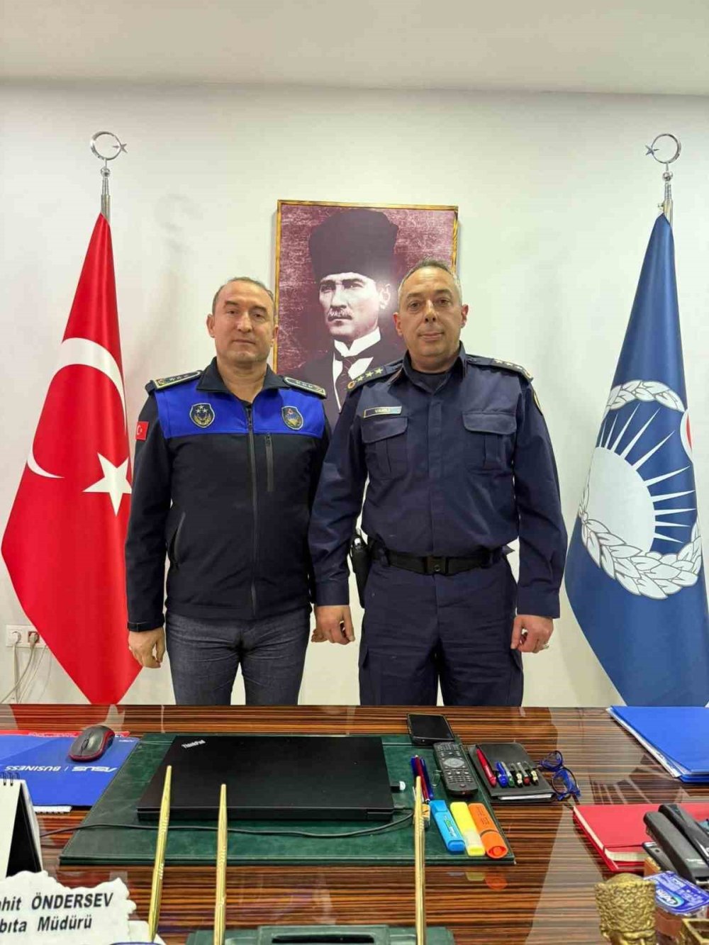 Zabıta Ekiplerinden İl Jandarma Komutanlığına Ziyaret