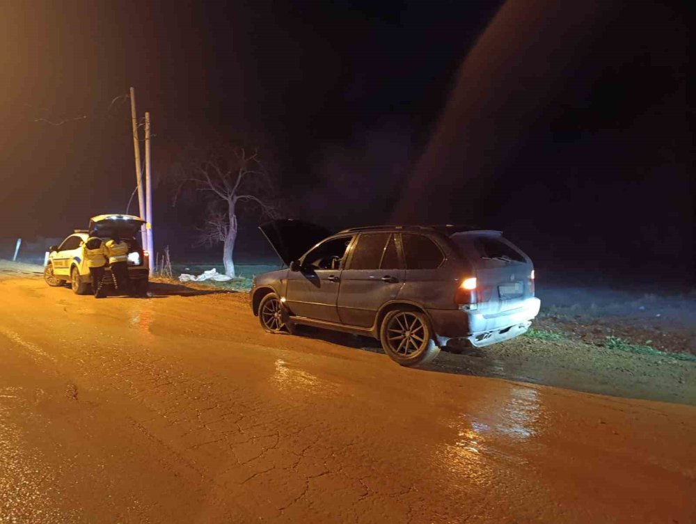’Dur’ İhtarına Uymayan Alkollü Sürücü Yakalandı