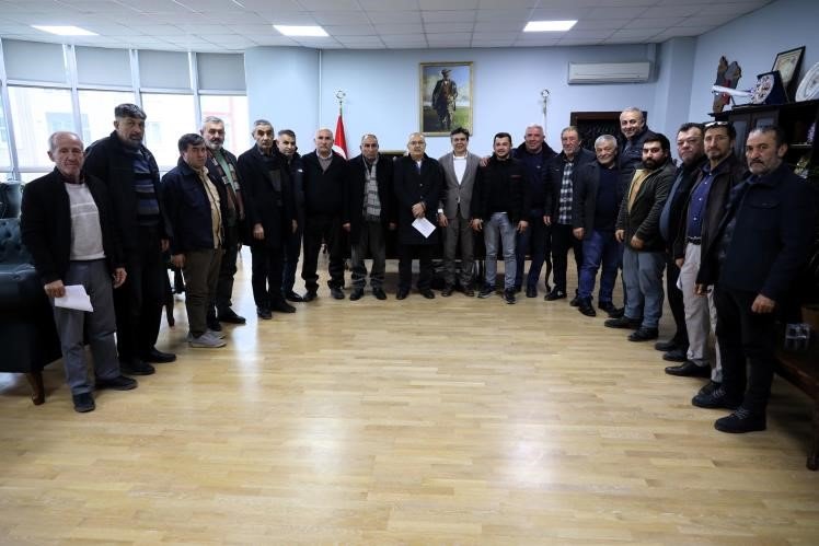 Köy Muhtarlarından Başkan Durgut’a Ziyaret