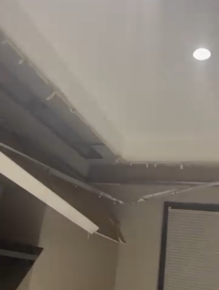 Yeni Yapılan Binada Mutfağın Tavanı Çöktü