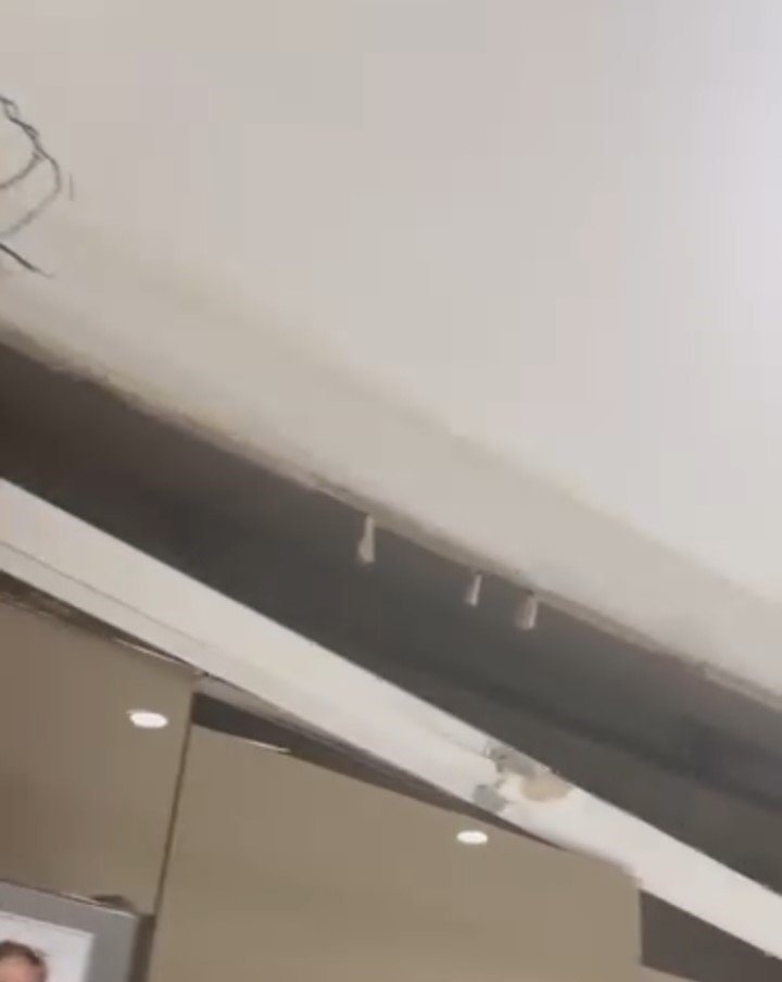 Yeni Yapılan Binada Mutfağın Tavanı Çöktü