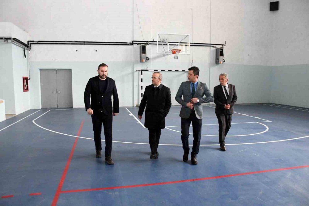 Yükümlülerin Temizlediği Lisenin Fiziki İmkânları Değerlendirildi