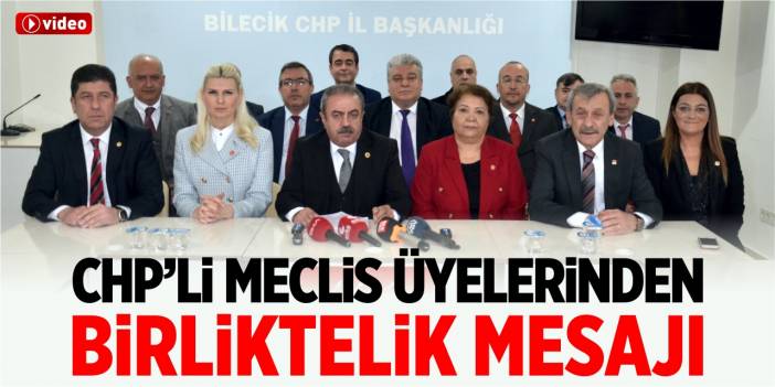 CHP’den birliktelik mesajı