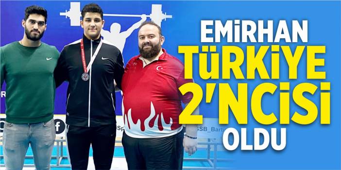 Emirhan, Türkiye 2’ncisi oldu