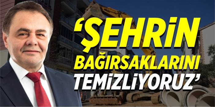 "Bilecik'in bağırsaklarını temizliyoruz"